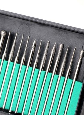 30pc金刚砂磨针 金刚t石磨头3.0磨棒厂 30件套装打磨头