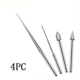 20支装金刚砂打磨头美缝去黑边工具扩孔针 原石去皮玉石雕刻工具