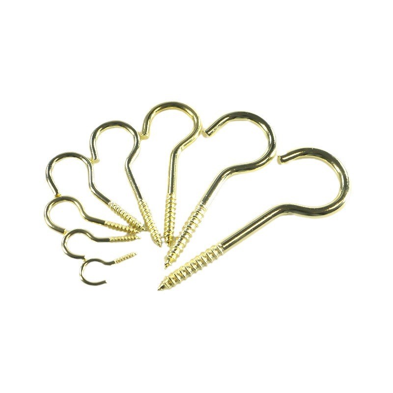 135pcs碳钢i金色灯钩 问候钩1#2#3#4#5#6#8#10#12#组合套装