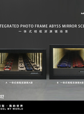 汇艺MoreArt 1:64  一体式相框深渊镜AB款场景 收纳防尘摆件礼物