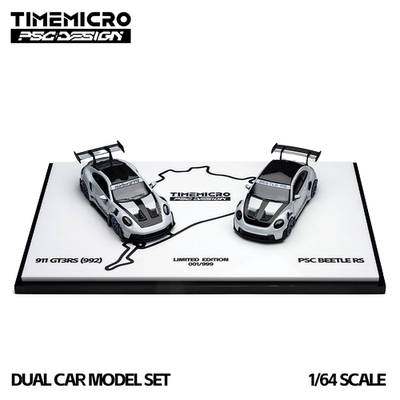 TimeMicro × PSC 1:64 992GT3 &甲壳虫RS 纽北双车套装