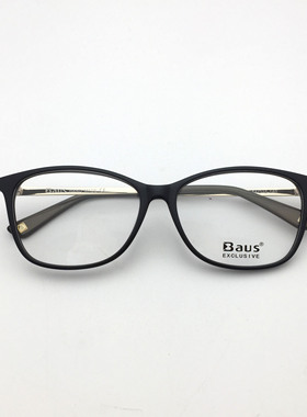 BAS板材黑色方框时尚舒适外贸尾货清仓 近视眼镜镜框 男女款