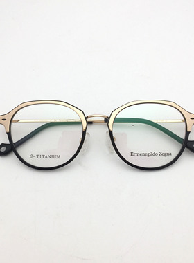 ERM钛金属尼龙金黑色方框外贸出口尾货仓近视眼镜框架男女款