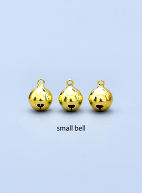 金色铃铛 独角鲸原创设计 礼品包装搭配新年情人节生日祝福铃铛