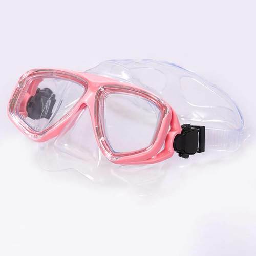 儿童潜水镜浮潜面罩材质钢化玻璃镜片游泳防水青少年-封面