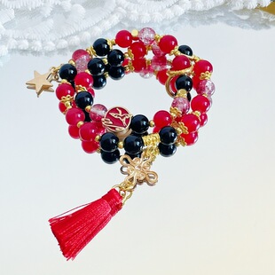 ch国拟周边手链衍生映像美瓷法联五常同款双圈水晶手串手绳礼物