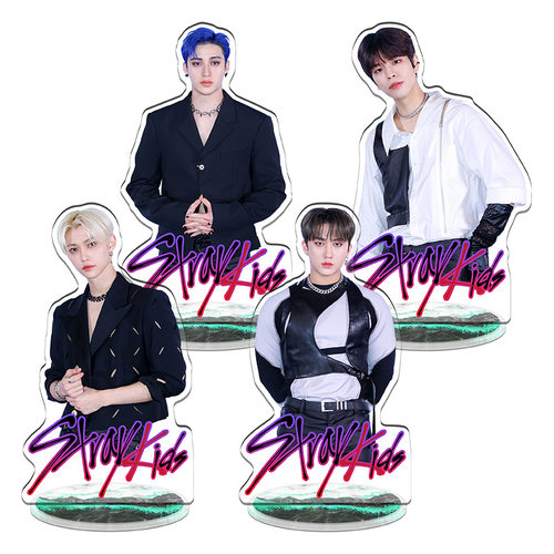 无缝夹层CNC精雕Stray Kids韩国男团kpop明星周边精工立牌