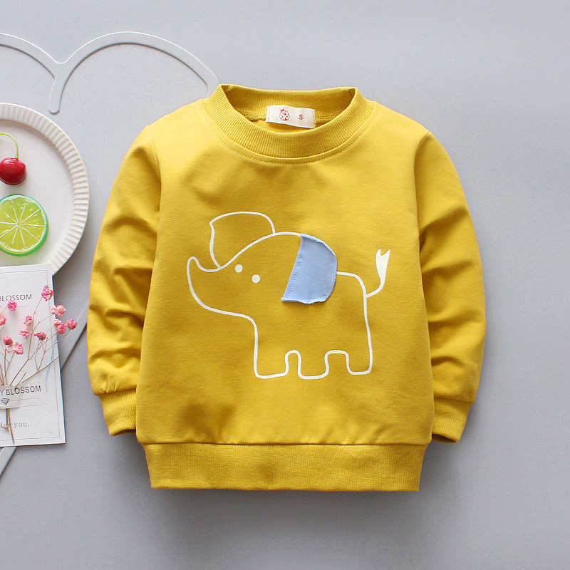 童装男童长袖t恤春秋衣服新款女宝宝卫衣婴儿打底衫上衣0-1-2-3岁