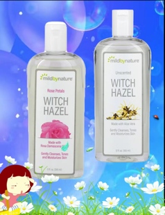 Nature金缕梅玫瑰花瓣爽肤水柔肤补水抗氧化舒缓保湿 美国Mild