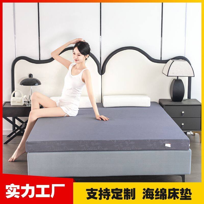 定制床上70DS特硬高密度记忆海绵垫加厚双人学生单人可拆洗榻榻米
