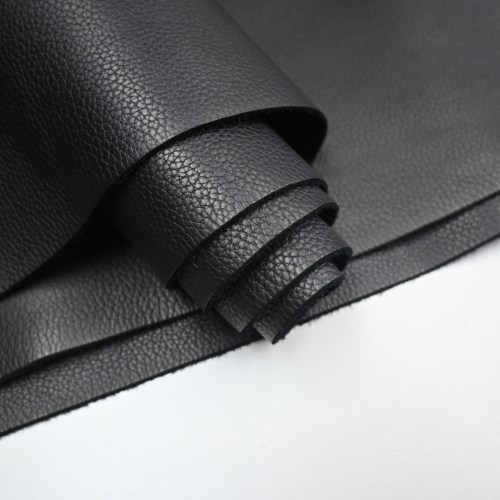 阳光手工DIY皮料 法国进口黑色togo（无标） 手感适中 厚度2.0mm