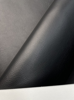 阳光皮料 进口头层ISA黑色油蜡皮 手感中挺 厚度1.4mm左右