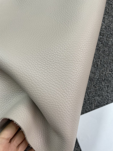 阳光皮料 意大利进口米白色togo（荔枝纹） 手感适中 厚2.0mm皮料