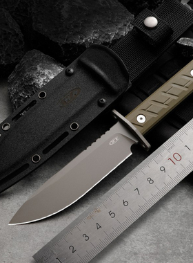 零误差zt06户外刀具多功能荒野求生刀装备高锰钢不锈钢小刀