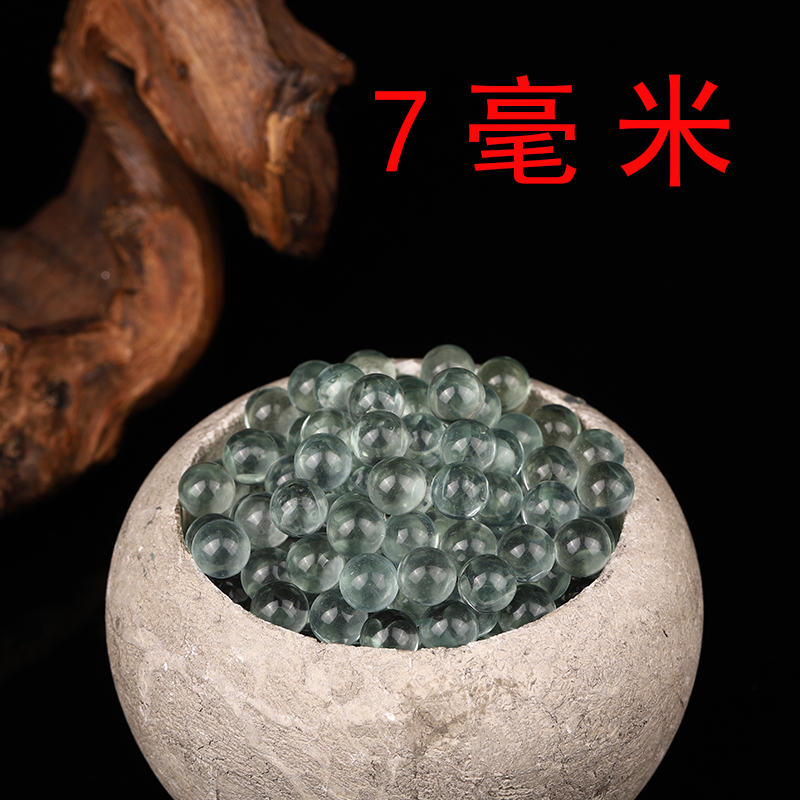 7mm玻璃珠实心毫米高精密玻璃珠8mm透明涂布玻璃球实验珠包邮