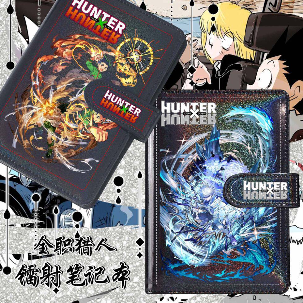 全职猎人周边镭射笔记本酷拉皮卡奇犽西索小杰高颜值活页手账本子