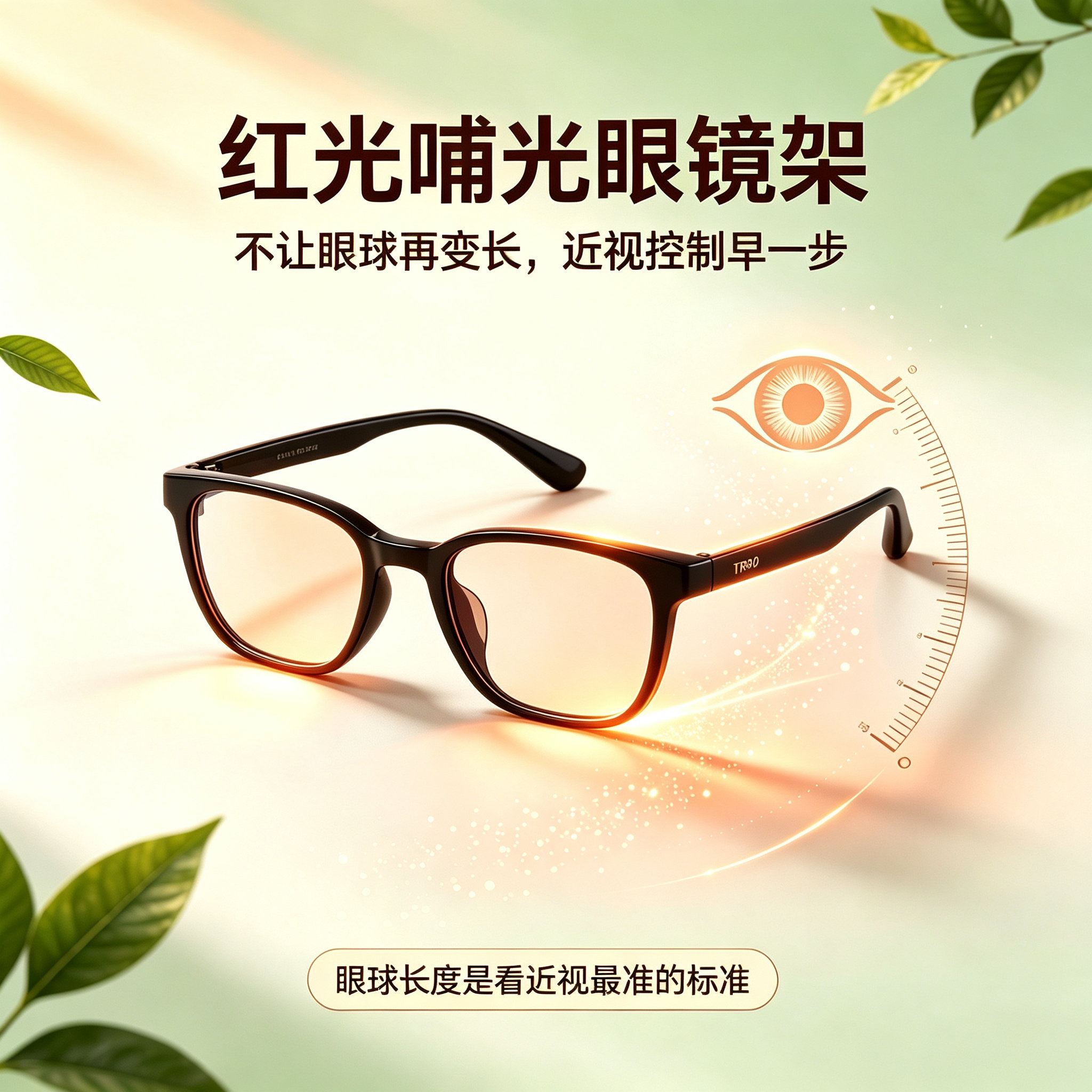 红光哺光眼镜架 护眼 看手机电脑专用 缓解眼疲劳 学生成人通用