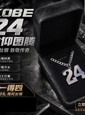 科比库里艾弗森欧文钛钢项链