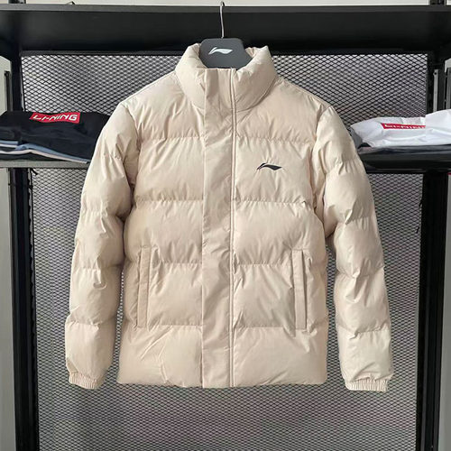 李宁男女同款保暖防风立领棉服