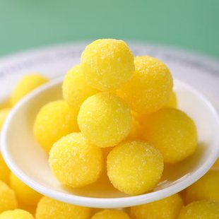 俄罗斯原装进口柳波维牌太阳柠檬味水果夹心糖休闲零食糖果