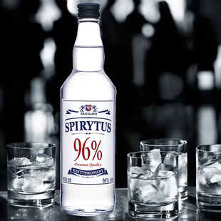 生命之水伏特加96度高度烈酒烈性白酒波兰进口洋酒伏特加500ml包