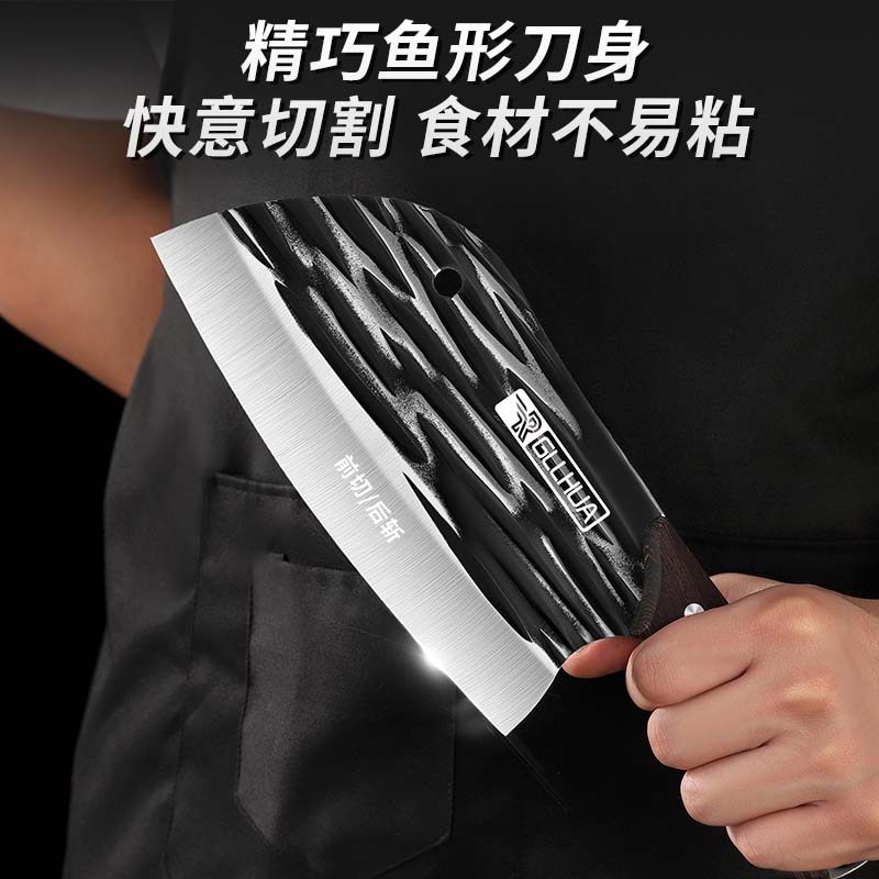 锻打菜刀家用厨房锋利耐用刀具厨师专用刀切肉刀切片刀斩切两用刀,厨房/烹饪用具,菜刀,淘宝优惠券,粉丝福利购,淘宝优惠卷
