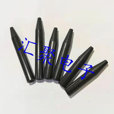 POM棒黑色尖头压棒6*70/75/80/95/125mm支撑棒 M3内牙胶棒 定位柱