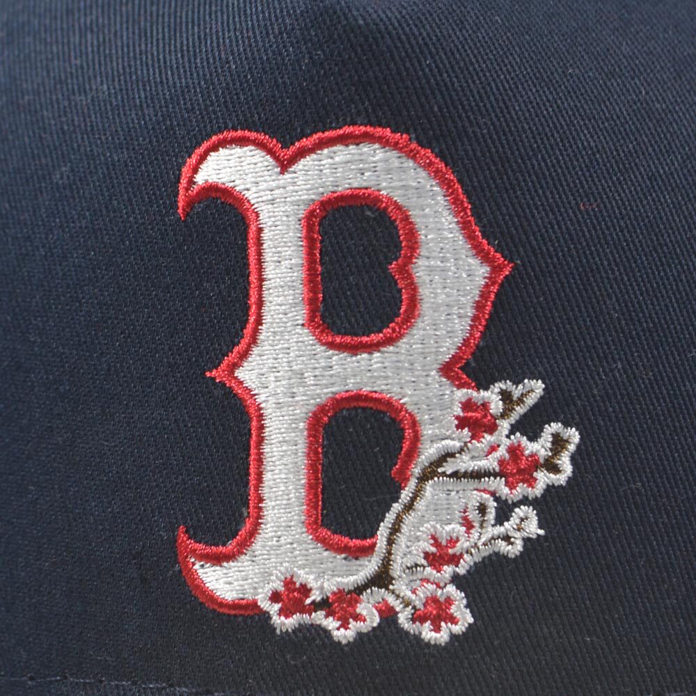 boston red sox美职波士顿红袜队日式庆典帽子国旗刺绣棒球运动帽