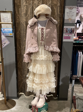 axes日本秋冬保暖时尚优雅名媛女贝雷帽子日系可爱萝莉毛绒画家帽