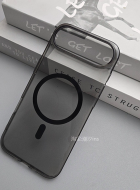 适用苹果Air手机壳新款iPhoneAir超薄磁吸保护套全包防摔ip17air透黑硬壳简约不发黄外壳大孔