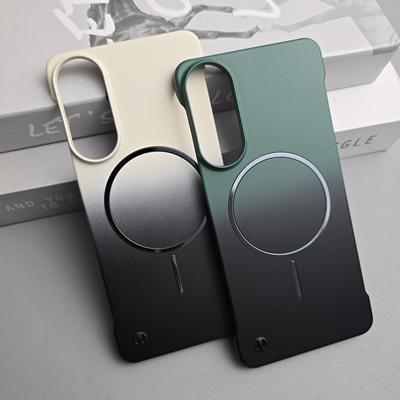 适用三星S25edge手机壳新款GalaxyS25EDGE磁吸无边框S25 edge保护套超薄半包防摔磨砂肤感硬壳