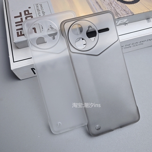redmik80pro冠軍版 無邊框保護殼超薄半包防摔k80磨砂透明硬殼簡約男女 手機殼新款 適用小米紅米K80Pro冠軍版