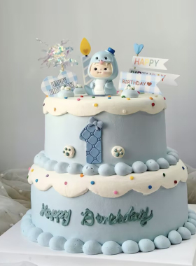 简约蛇宝宝满月百天1岁蛋糕装饰插件雨丝爱心星星HB字母模具奶盖