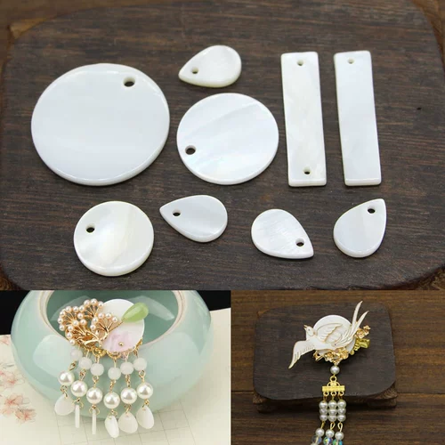 Китайская шпилька, белый аксессуар для волос, аксессуары ручной работы с кисточками, DIY