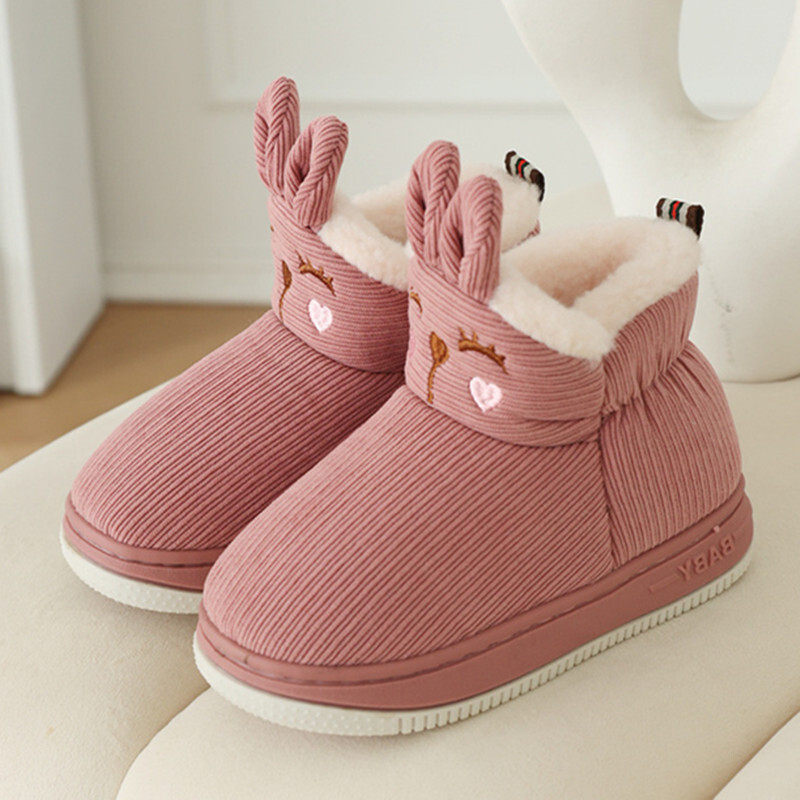 冬季儿童包跟棉拖鞋女童男童可爱大童防滑保暖加厚学生棉鞋居家鞋,居家布艺,居家棉拖/棉鞋,淘宝优惠券,粉丝福利购,淘宝优惠卷