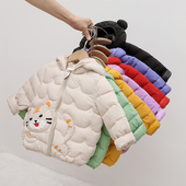 新款 衣服宝宝轻薄儿童羽绒棉外套男女小童棉袄冬 婴儿棉衣小孩冬装