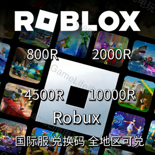 【自动发货】ROBLOX国际服R币礼品卡全球通用 充值卡 兑换码800R