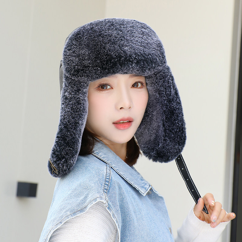 獭兔毛帽子男女冬季真羊皮面护耳加厚保暖皮草雷锋帽飞行休闲帽,服饰配件/皮带/帽子/围巾,帽子,淘宝优惠券,粉丝福利购,淘宝优惠卷