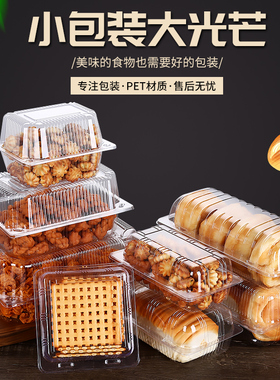 010203透明塑料 小西点盒果蔬长方形打包一次性餐吸塑包装100包邮