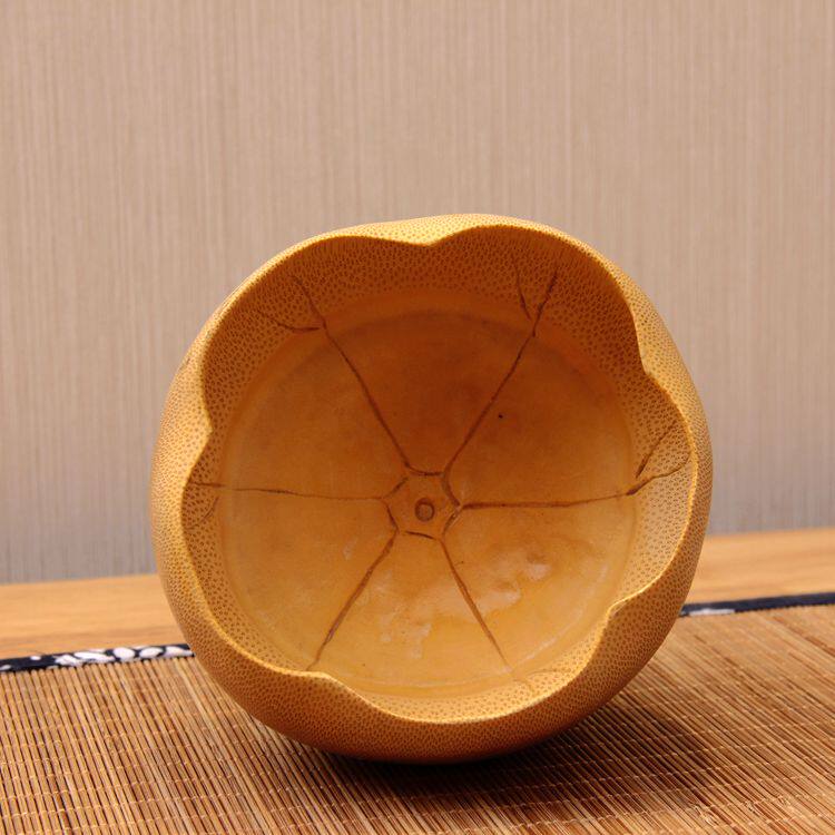 荷花碗 荷叶碗 茶道 收纳 配件 零配 竹碗 点心盘 果盘 天然精品