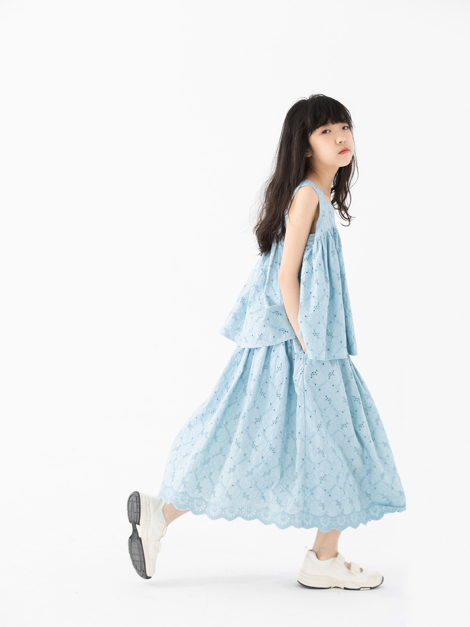 小小大星球童装 夏日度假风提花套装 女童清凉吊带+半身裙两件套,童装/婴儿装/亲子装,套装,淘宝优惠券,粉丝福利购,淘宝优惠卷