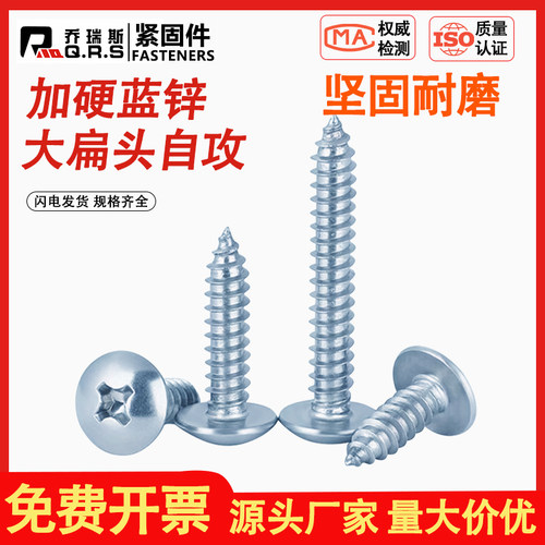 螺丝蘑菇大自攻碳钢螺钉