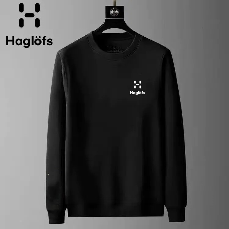 HAGLOFS火柴棍纯棉卫衣男圆领青少年韩版长袖T恤男休闲打底衫潮