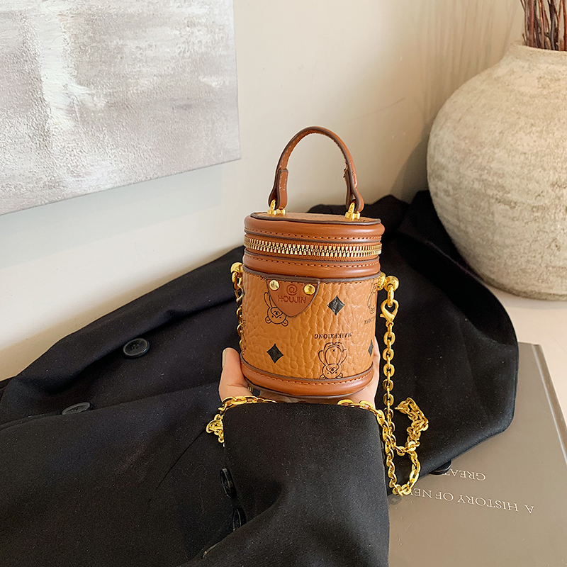 2025女发财水桶包高级感圆筒包