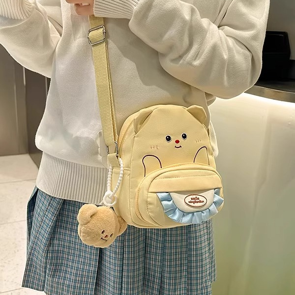 儿童可爱小熊单肩包女童