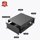 125X51电子外壳PCB安装 盒DIY胆机机箱铝外壳型材外壳金属盒子定做