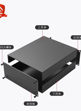 125X51电子外壳PCB安装盒DIY胆机机箱铝外壳型材外壳金属盒子定做