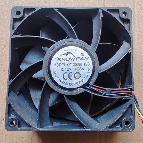 SNOWFAN MODEL YY12038H12B 12V 4.35A 12038 12CM大风量暴力风扇