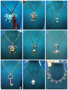 气质锁骨链伊丽莎白人头钱币水晶珍珠大气夸张百搭短款项链女