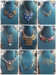 简约气质夸张项链女短款锁骨链韩国潮欧美个性毛衣链装饰挂饰饰品